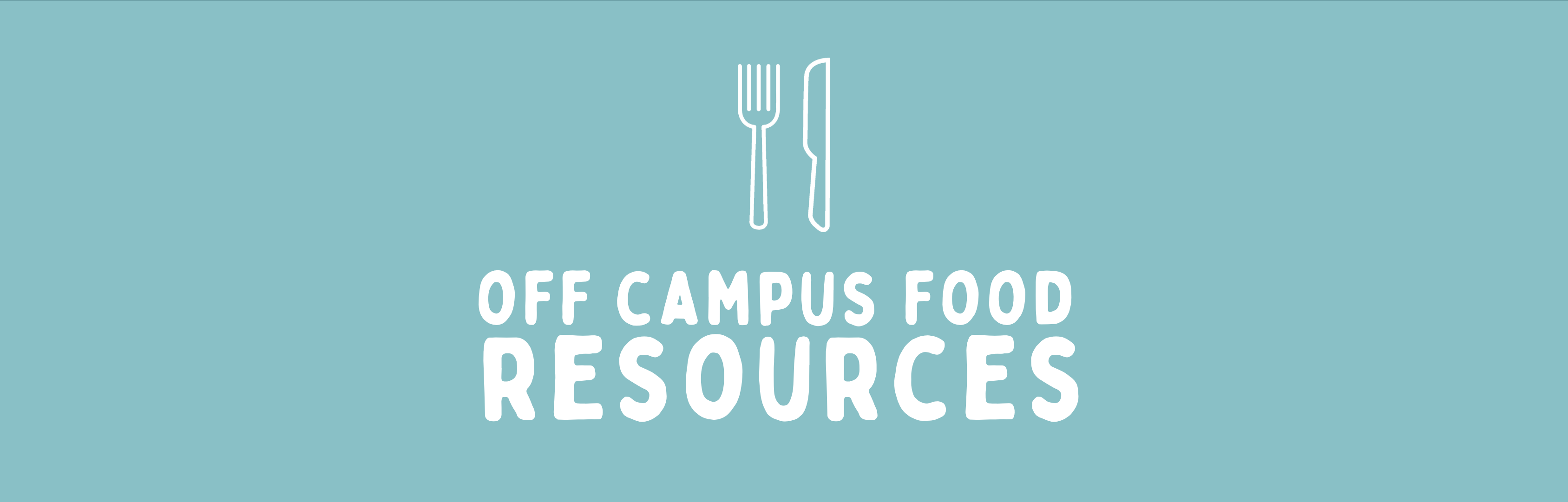 Graphic of Off-Campus Food Resources